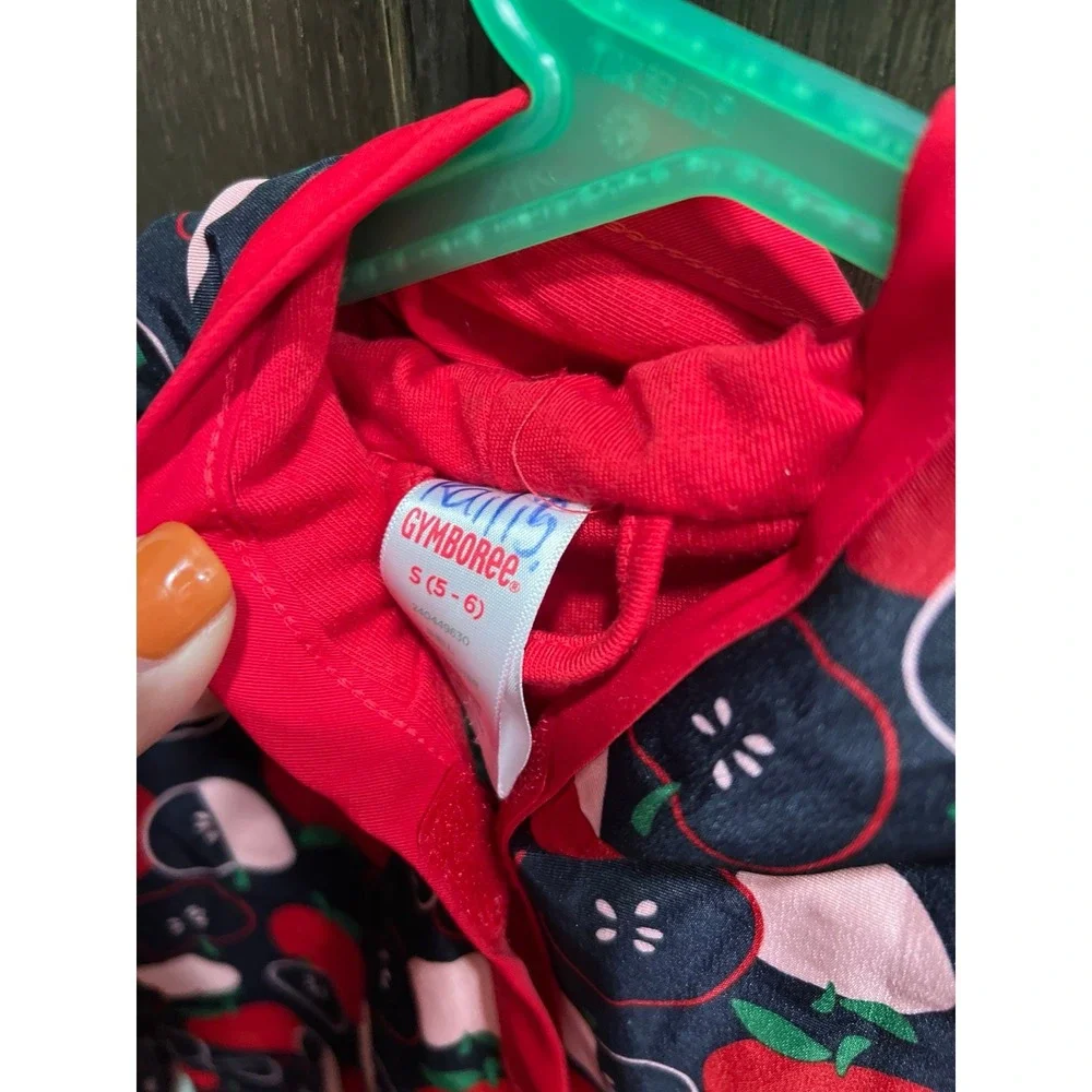 Gymboree Apple fall‎ raincoat girls size 5-6